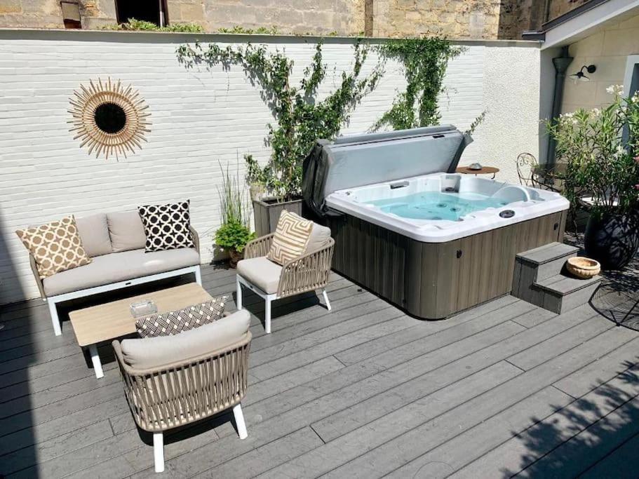 Maison D'Hotes, Terrasse & Jacuzzi En Plein Centre Bordeaux Exterior photo